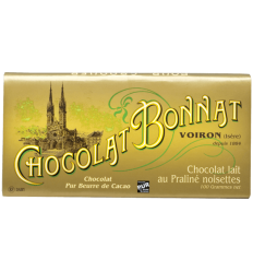 TABLETTE LAIT PRALINE NOISETTE-BONNAT - Maison Ferrero - Epicerie à Ajaccio