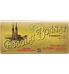 TABLETTE NOIR PRALINE AMANDE-BONNAT - Maison Ferrero - Epicerie à Ajaccio