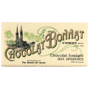 TABLETTE FONDANT NOIR AUX NOISETTES -BONNAT - Maison Ferrero - Epicerie à Ajaccio