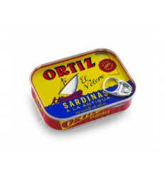 SARDINES A L'ANCIENNE boite metal 140gr -ORTIZ - Maison Ferrero - Epicerie à Ajaccio