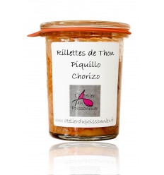 RILLETTES DE THON PIQUILLO CHORIZO- ATELIER DU POISSONNIER - Maison Ferrero - Epicerie à Ajaccio