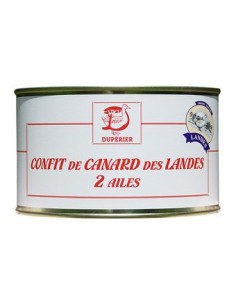 CONFIT DE CANARD DES LANDES 2 CUISSES 700G-DUPERIER ET FILS - Maison Ferrero - Epicerie à Ajaccio