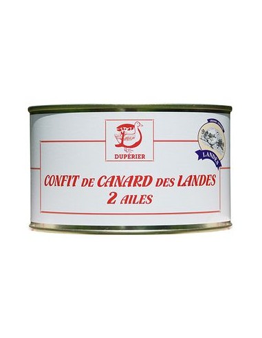 CONFIT DE CANARD DES LANDES 2 CUISSES 700G-DUPERIER ET FILS - Maison Ferrero - Epicerie à Ajaccio