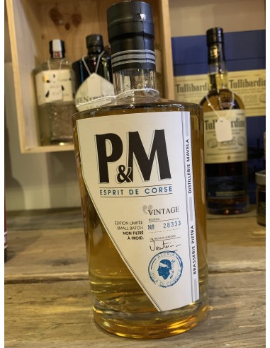 WHISKY PM VINTAGE 70CL 40°-MAVELA - Maison Ferrero - Epicerie à Ajaccio