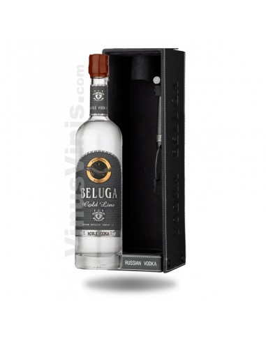 Beluga Gold Line Vodka Boîte Cadeau En Cuir