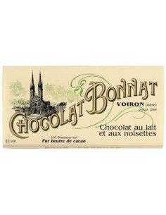 TABLETTE LAIT AUX NOISETTES -BONNAT - Maison Ferrero - Epicerie à Ajaccio