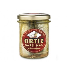 SARDINES A L'ANCIENNE BOCAL VERRE 190GR -ORTIZ - Maison Ferrero - Epicerie à Ajaccio