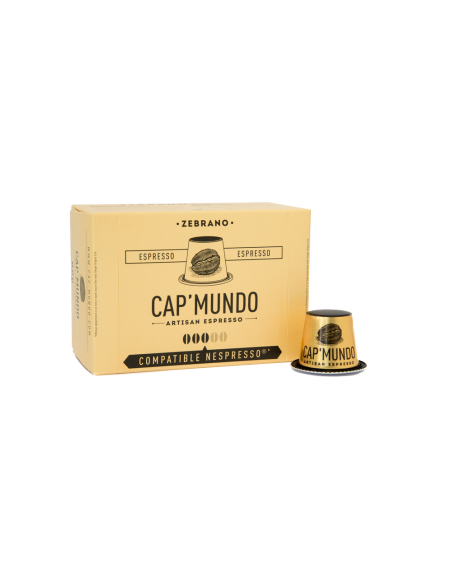 CAFE ZEBRANO 10 CAPSULES DE 58GR- CAP MUNDO - Maison Ferrero - Epicerie à Ajaccio