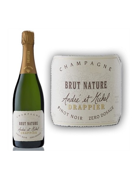 CHAMPAGNE BRUT NATURE ZERO DOSAGE 75CL- DRAPPIER - Maison Ferrero - Epicerie à Ajaccio