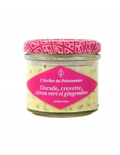 RILLETTES DORADE CREVETTE CITRON 90gr- ATELIER DU POISSONNIER - Maison Ferrero - Epicerie à Ajaccio
