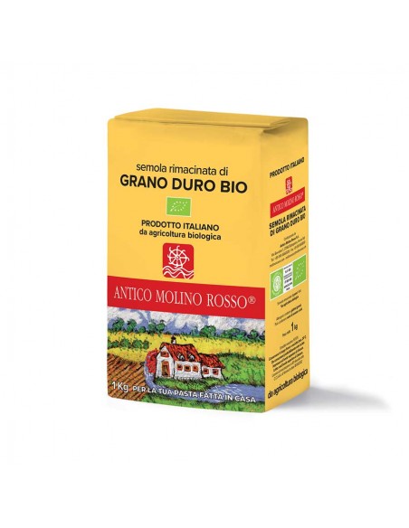 SEMOULE DE BLE DUR BIO SPECIAL PATES FRAICHES RIMACINATA 1KG