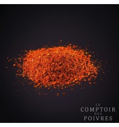 PIMENT D'ESPELETTE AOP, EZPELETAKO BIPERRA 40gr-COMPTOIR DES POIVRES - Maison Ferrero - Epicerie à Ajaccio