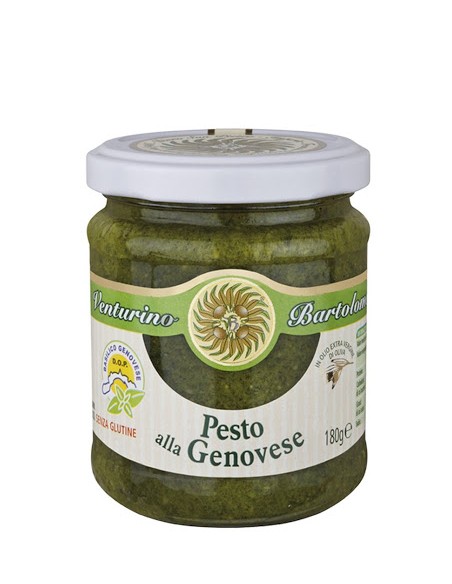 PESTO A LA GENOVESE DE LIGURIE NON PASTEURISE 180GR-BARTOLOMEO