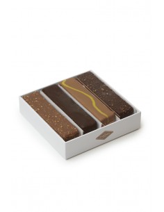 COFFRET 4 BARRES GLACEES CHOCOLATEES - LA GLACERIE