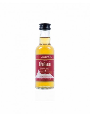 MIGNONETTE WHISKY 5CL BENRIACH 12 ANS SHERRY MATURED 46%