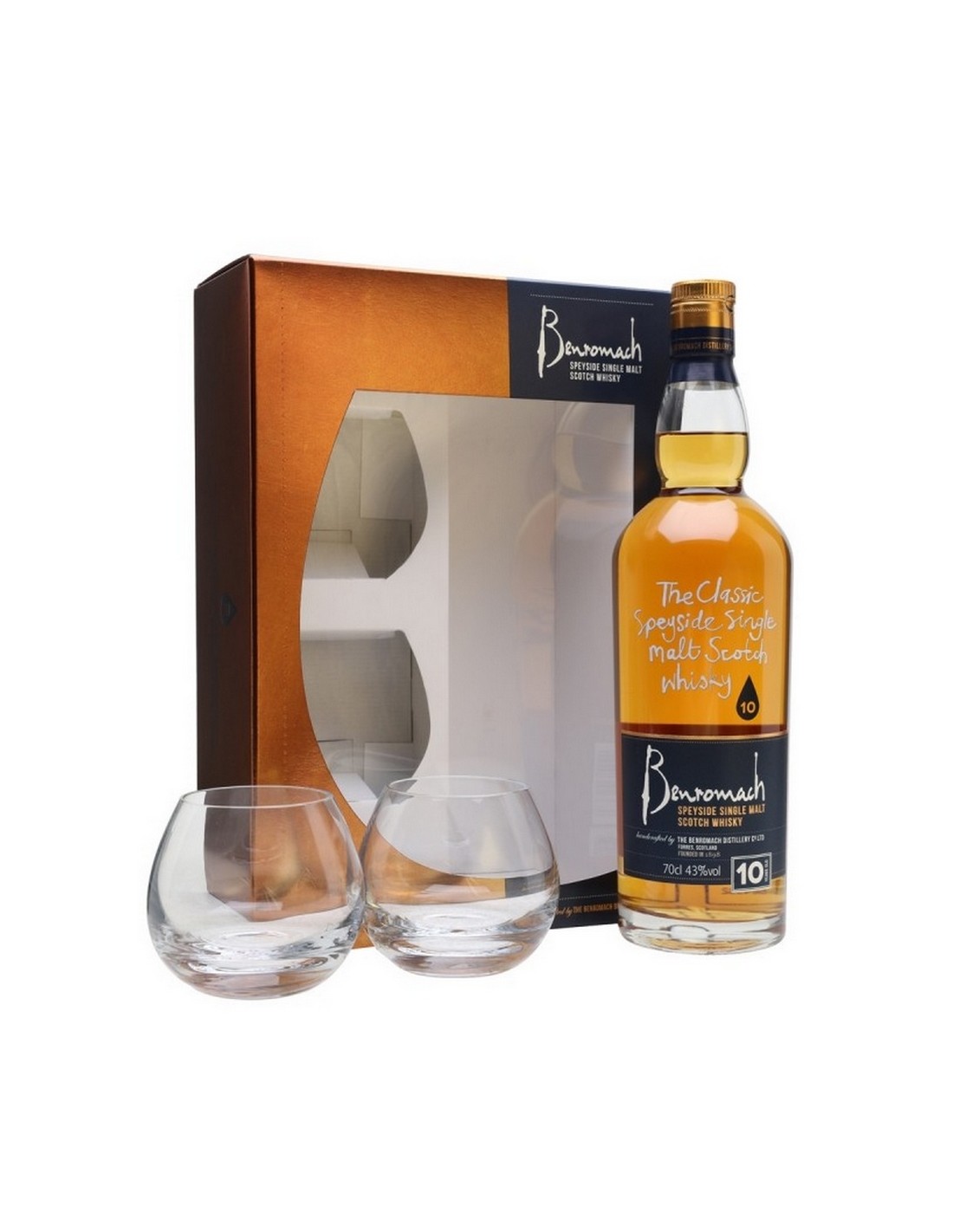 Les5CAVES - Coffret Whisky CONNEMARA Peated 40% 70cl - Prestige Whisky avec  étui + verre