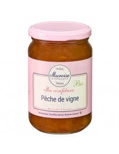 MA CONFITURE PÊCHES DE VIGNE BIO 350GR - MUROISE ET...