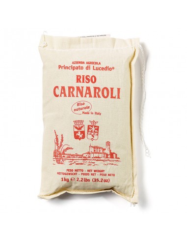 RIZ CARNAROLI 1KG SAC TOILE - PRINCIPATO DI LUCEDIO