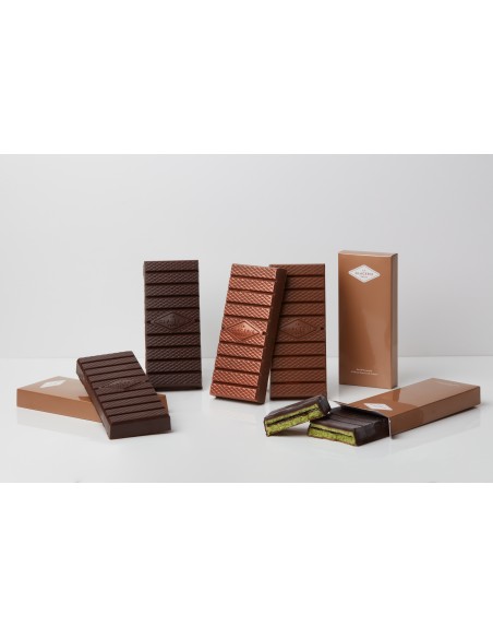 TABLETTE LAIT NOISETTE CARAMEL RAISIN- LA GLACERIE