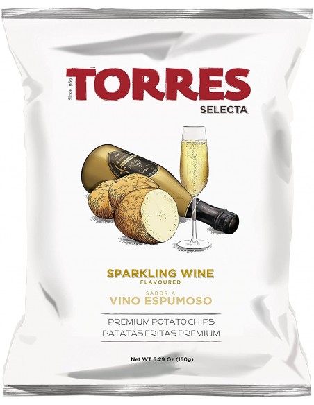 CHIPS VIN BLANC PETILLANT 150GR - PATATAS TORRES