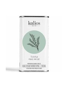 HUILE D'OLIVE AU THYM 250Ml-KALIOS