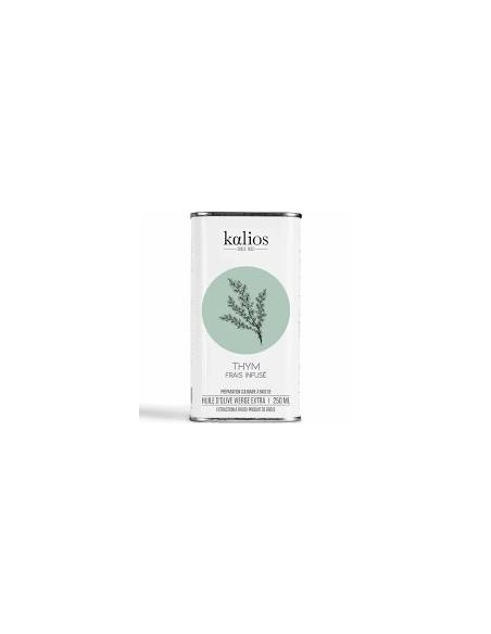 HUILE D'OLIVE AU THYM 250Ml-KALIOS