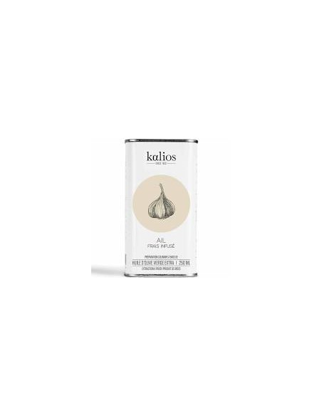HUILE D'OLIVE A L'AIL FRAIS 250Ml-KALIOS