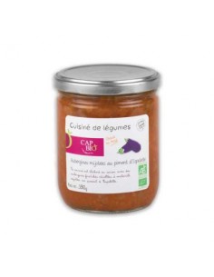 AUBERGINES MIJOTEES AU PIMENT D'ESPELETTE BIO 380ML-CAP BIO