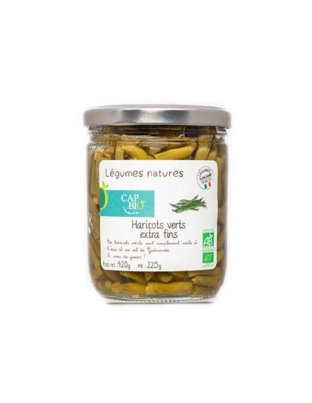 HARICOTS VERTS EXTRAS FINS BIO 225ML-CAP BIO