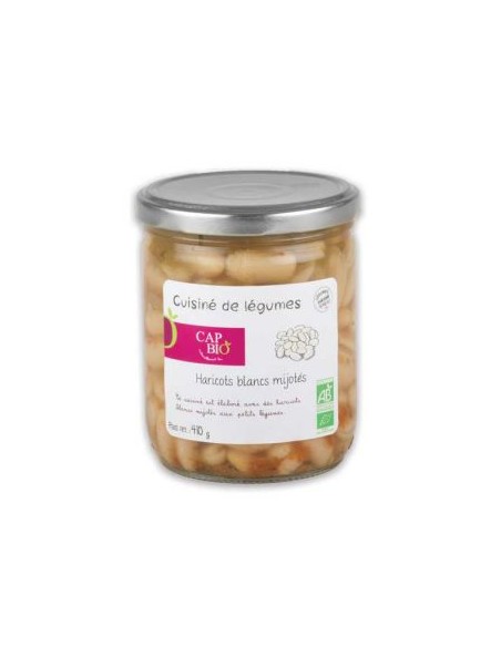 HARICOTS BLANCS MIJOTES BIO 410ML-CAP BIO