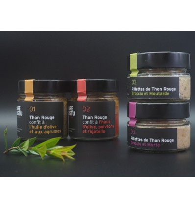 THON ROUGE CORSE CONFIT A L'HUILE D'OLIVE ET AUX AGRUMES - MARE E GUSTU - Maison Ferrero - Epicerie à Ajaccio