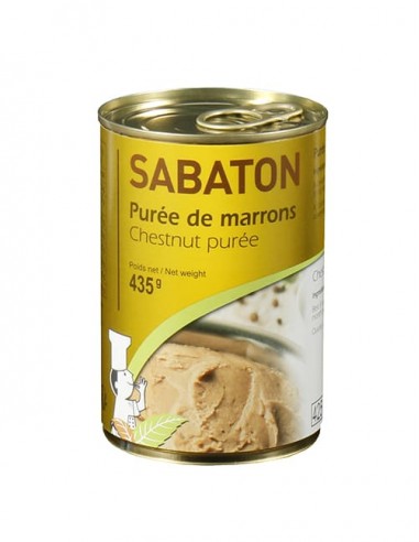 PUREE DE MARRONS 435GR - SABATON
