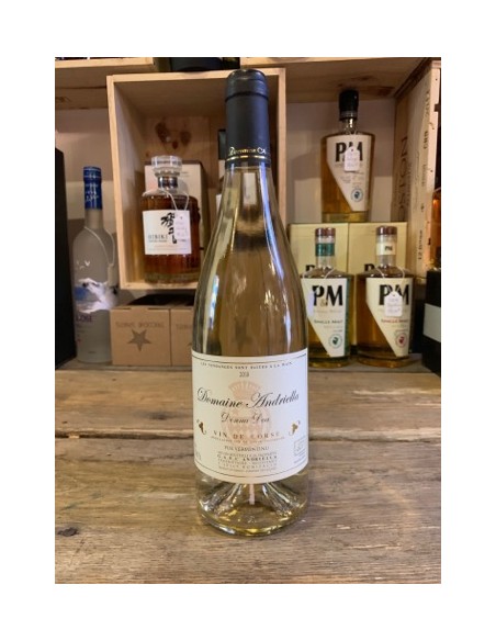 BLANC SOGNU BIANCU BIO 75CL DOMAINE ANDRIELLA - Maison Ferrero - Epicerie à Ajaccio