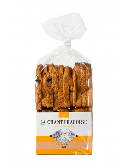BISCOTTES GOURMANDES BRIOCHÉES 300GR - CHANTERACOISE