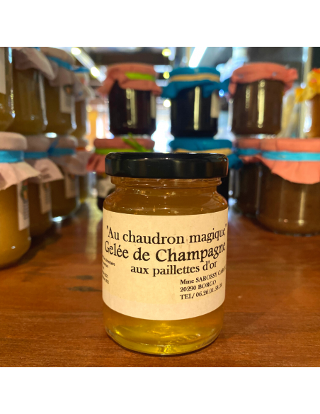 GELEE DE CHAMPAGNE OR  250gr - AU CHAUDRON MAGIQUE
