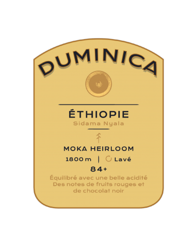 CAFE GRAIN DUMINICA ETHIOPIE 250GR - KOKKOS