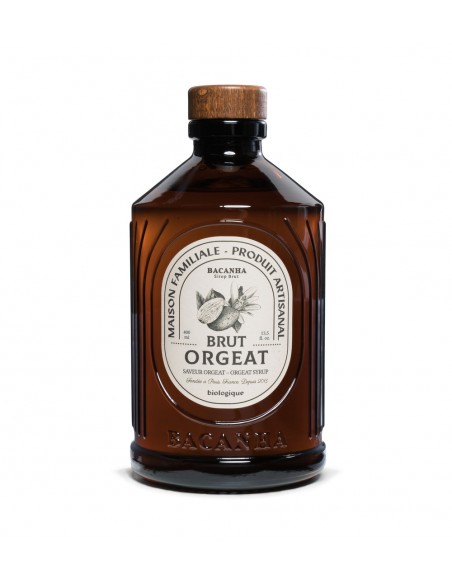 SIROP BRUT ORGEAT BIO 400ML - BACANHA