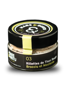 RILLETTES DE THON ROUGE BROCCIU ET MOUTARDE 100GR- MARE E...