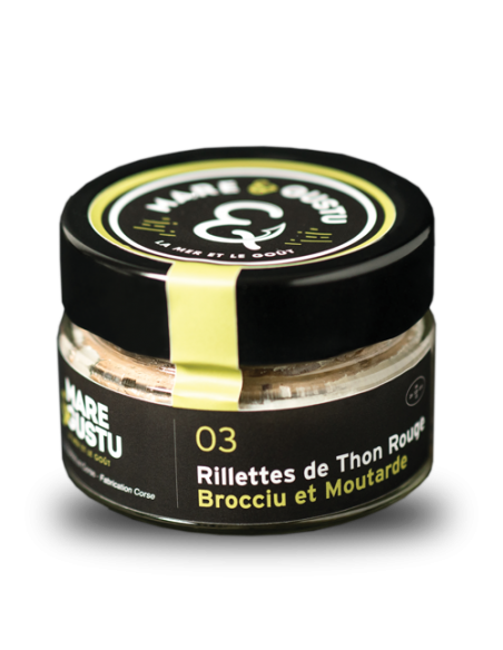 RILLETTES DE THON ROUGE BROCCIU ET MOUTARDE 100GR- MARE E GUSTU