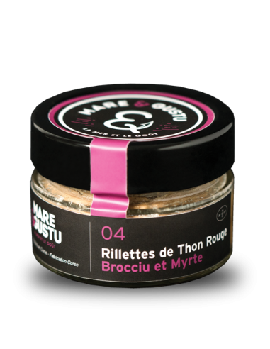 RILLETTES DE THON ROUGE BROCCIU ET MYRTE 100GR- MARE E GUSTU