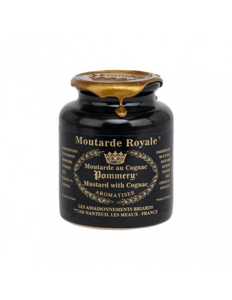 MOUTARDE POMMERY AU COGNAC 250GR- BRIARDS