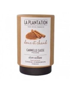 POUDRE DE CANNELLE CASSE 50GR - LA PLANTATION