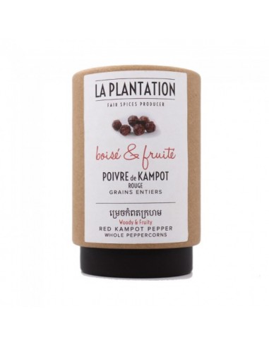 POIVRE DE KAMPOT ROUGE 50GR - LA PLANTATION