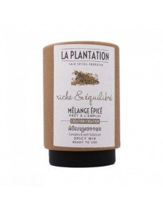 MELANGE EPICE FLEUR DE SEL 11 EPICES 50GR - LA PLANTATION