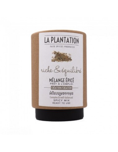 MELANGE EPICE FLEUR DE SEL 11 EPICES 50GR - LA PLANTATION