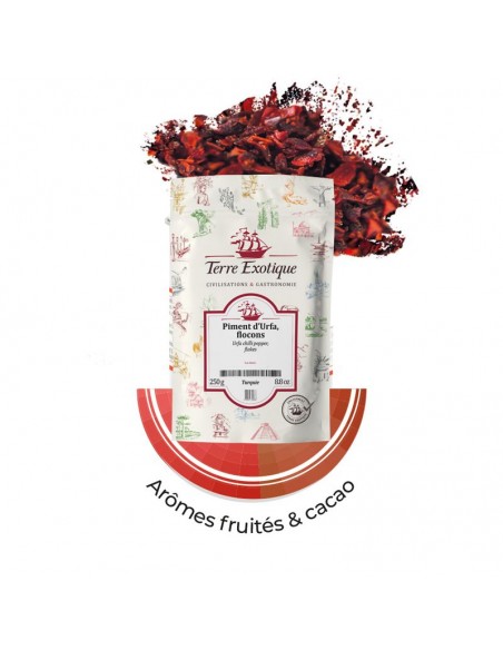 PIMENT D'URFA EN FLOCONS TURQUIE 55gr- TERRE EXOTIQUE