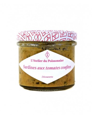 RILLETTES DE SARDINES AUX TOMATES CONFITES- ATELIER DU POISSONNIER - Maison Ferrero - Epicerie à Ajaccio