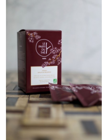 INFUSION MINUIT EN PROVENCE BIO 20 MOUSSELINES  - LE PARTI DU THE