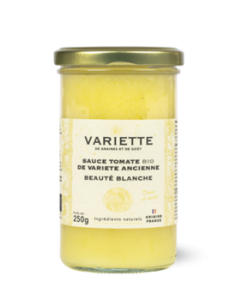 SAUCE TOMATE BIO VARIETE ANCIENNE BEAUTE BLANCHE  250GR -...