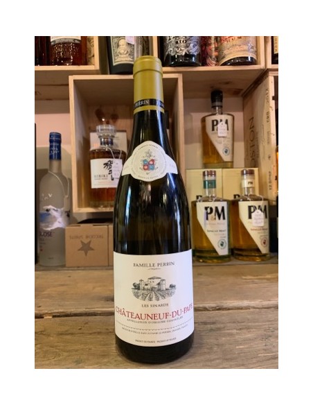 BLANC PERRIN SINARDS 2017 75CL -CHATEAUNEUF DU PAPE -COTE DU RHONE - Maison Ferrero - Epicerie à Ajaccio